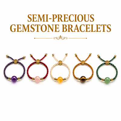 Semi Precious Gemstone Bracelets