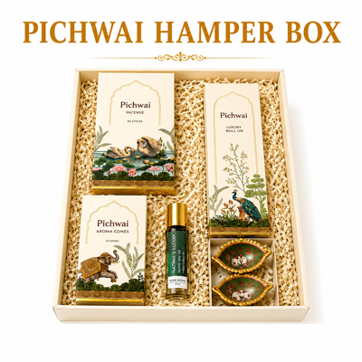 Pichwai Hamper Box